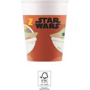 Papírové kelímky 200ml 8ks Star Wars Yoda - Procos