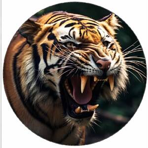 Jedlý papír tygr foto z profilu 19,5 cm - Pictu Hap