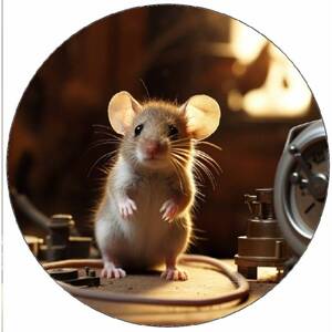 Jedlý papír zvědavá myš 19,5 cm - Pictu Hap