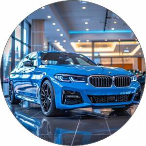 Jedlý papír BMW modré 19,5 cm - Pictu Hap
