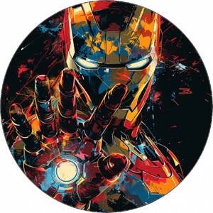 Jedlý papír Iron man ve tmě 19,5 cm - Pictu Hap