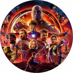Jedlý papír Avengers: Infinity war 19,5 cm - Pictu Hap