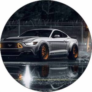 Jedlý papír Need for Speed Ford Mustang coupe 19,5 cm - Pictu Hap