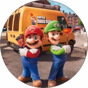 Jedlý papír Super Mario a Luigi 19,5 cm - Pictu Hap