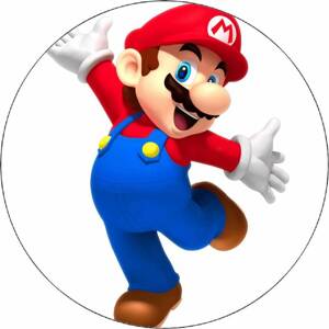 Jedlý papír Super Mario veselý 19,5 cm - Pictu Hap