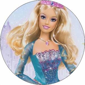 Jedlý papír Barbie princezna 19,5 cm - Pictu Hap