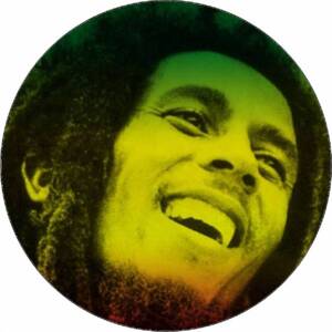 Jedlý papír Bob Marley usmívající se 19,5 cm - Pictu Hap