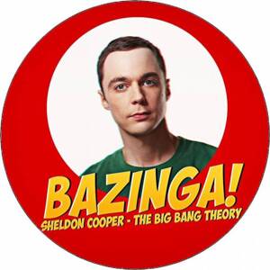Jedlý papír The big bang theory - Teorie velkého třesku Sheldon 19,5 cm - Pictu Hap