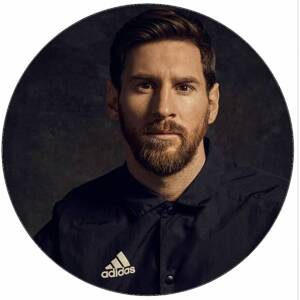 Jedlý papír Lionel Messi 19,5 cm - Pictu Hap