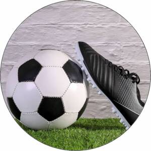 Jedlý papír fotbalový míč a bota 19,5 cm - Pictu Hap