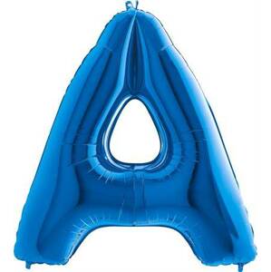 Nafukovací balónek písmeno A modré 102 cm Grabo