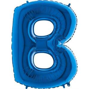 Nafukovací balónek písmeno B modré 102 cm Grabo