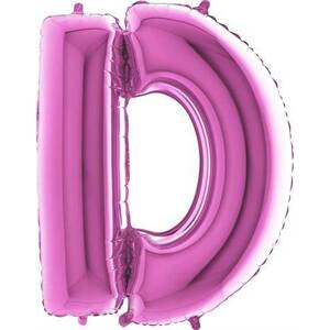 Nafukovací balónek písmeno D růžové 102 cm Grabo