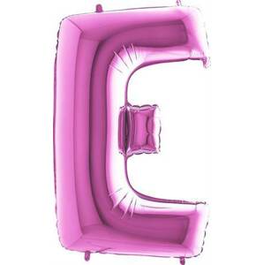 Nafukovací balónek písmeno E růžové 102 cm Grabo