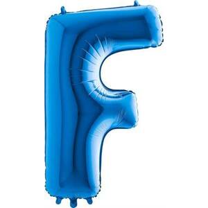 Nafukovací balónek písmeno F modré 102 cm Grabo