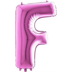 Nafukovací balónek písmeno F růžové 102 cm Grabo
