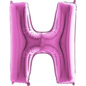 Nafukovací balónek písmeno H růžové 102 cm Grabo