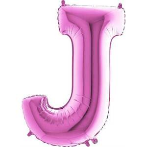 Nafukovací balónek písmeno J růžové 102 cm Grabo