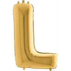 Nafukovací balónek písmeno L zlaté 102 cm Grabo