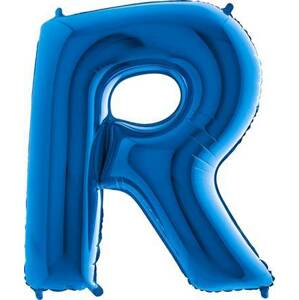 Nafukovací balónek písmeno R modré 102 cm Grabo