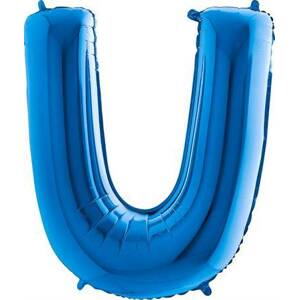 Nafukovací balónek písmeno U modré 102 cm Grabo