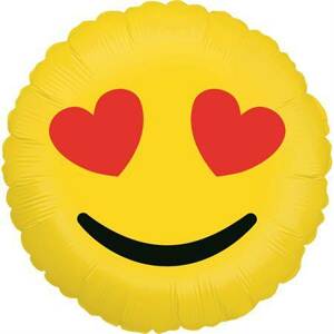 Nafukovací balónek emoji love 46cm Grabo