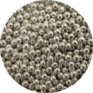 Cukrové perly stříbrné malé (50 g) - dortis
