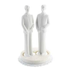 Svatební figurka na dort bílá - GAY Gunthart
