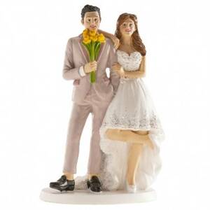 Svatební figurka na dort šťastný pár Dekora