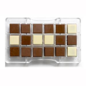 Čokoládová forma čtverce 20x12x2cm - Decora