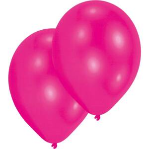 Latexové balónky tmavě růžové 10ks 27,5cm Amscan