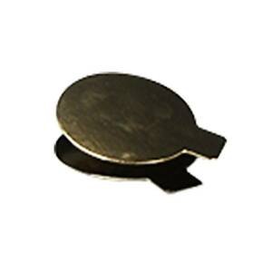 Podložka zlato černá kulatá na minidezert 8cm 1ks - Dekora