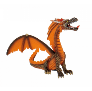 Figurka na dort drak oranžový 11x9cm - Bullyland