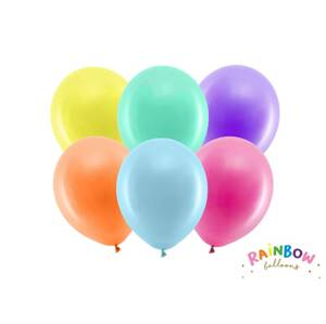 Baravené pastelové balonky, 10ks - PartyDeco
