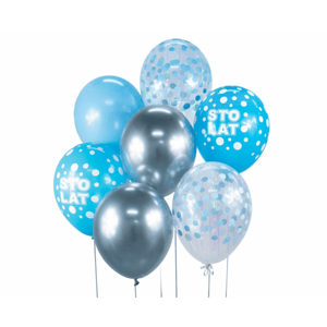Sada balónků modré 7ks - Godan