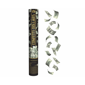 Konfety vystřelovací peníze - dolar 40cm Godan