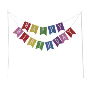 Zápich do dortu Happy Birthday 19x17cm - Dekora