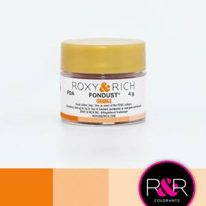 Prachová barva 4g oranžová - Roxy and Rich