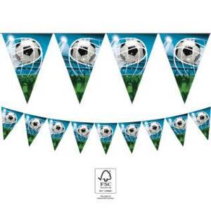 Papírová Girlanda fotbal 2,3m vlaječky - Procos