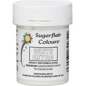 Běloba polotekutá Sugarflair Extra White 50 g (Bez E171) - dortis
