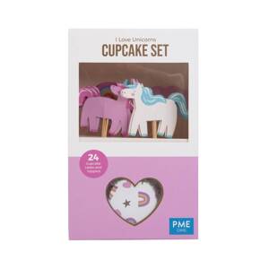 Cupcake set unicorn, 24ks - PME