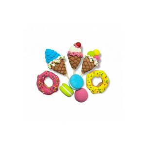 Cukrová figurka zmrzlina, donuty a makronky K Decor