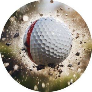 Jedlý papír golfový míček odpal 19,5cm PICTURE