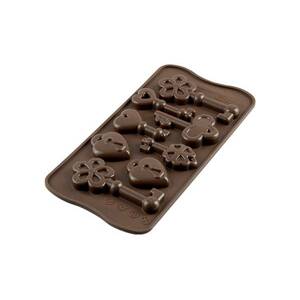 Silikonová forma na čokoládu klíče Silikomart