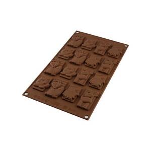 Silikonová forma na čokoládu zvířátka winter - Silikomart