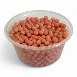 Křupinky - perličky broskvové Hmotnost: 50 g