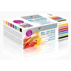 Sada 8 gelových barev Food Colours