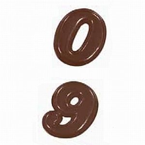 Martellato Forma na čokoládu čísla