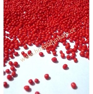 Cukrové zdobení - červený máček 40g