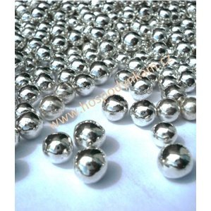 Cukrové zdobení - perličky stříbrné maxi 40g